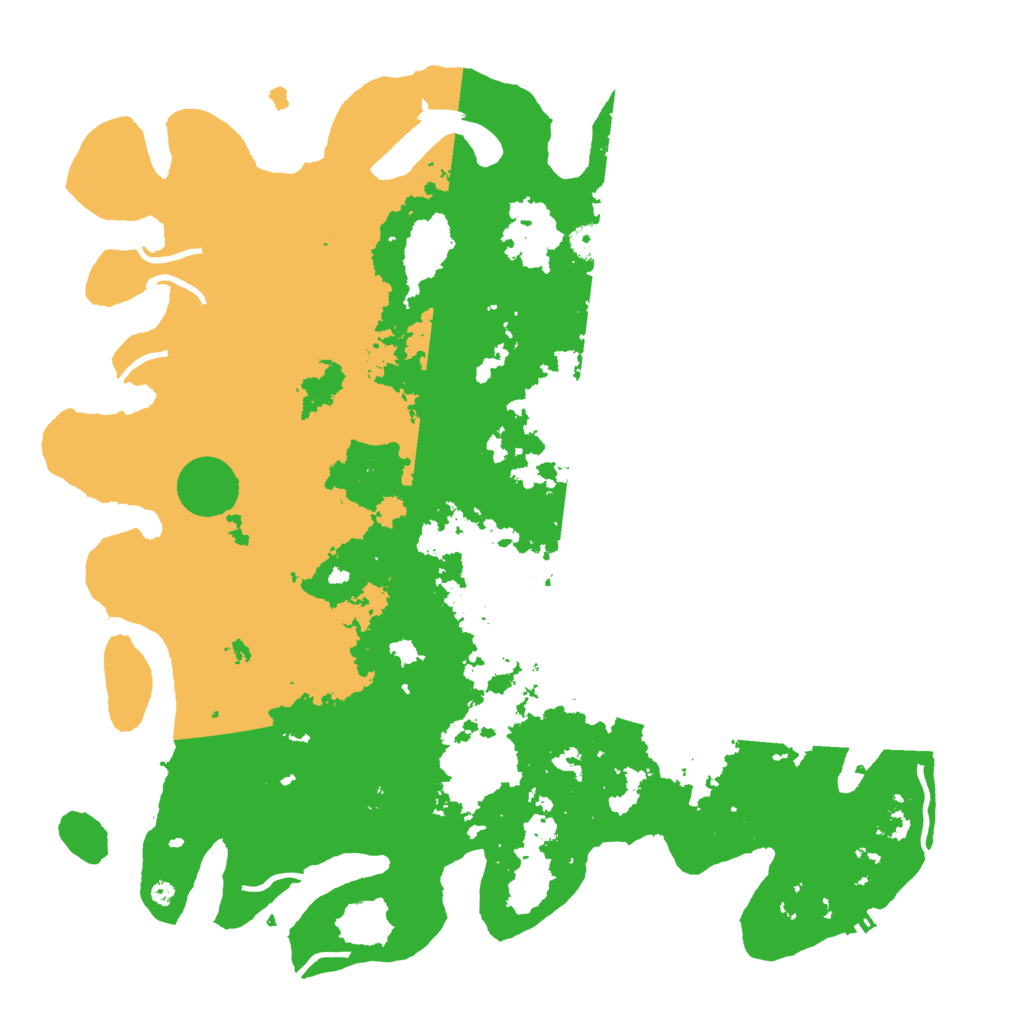 Biome Rust Map: Procedural Map, Size: 4500, Seed: 1630530142