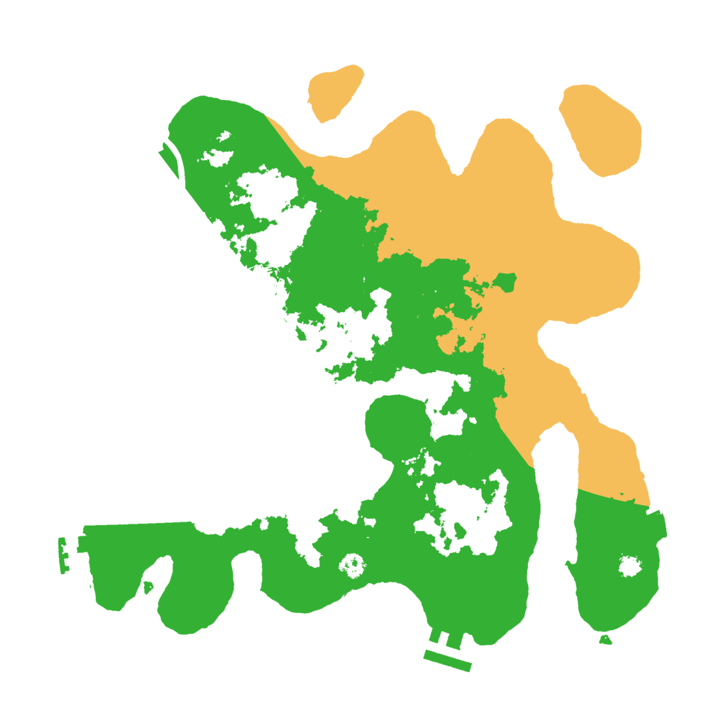 Biome Rust Map: Procedural Map, Size: 3000, Seed: 231188