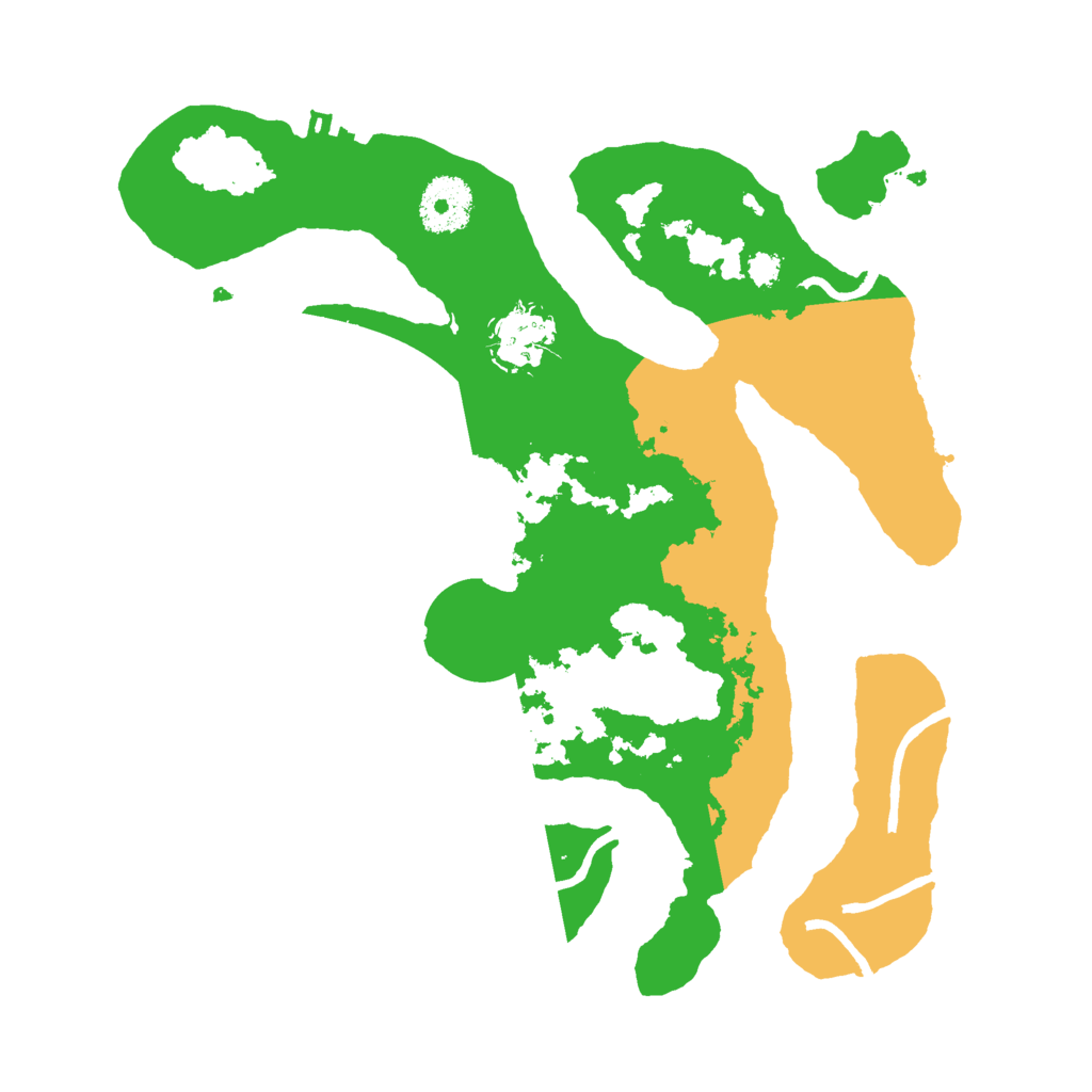 Biome Rust Map: Procedural Map, Size: 3000, Seed: 848055