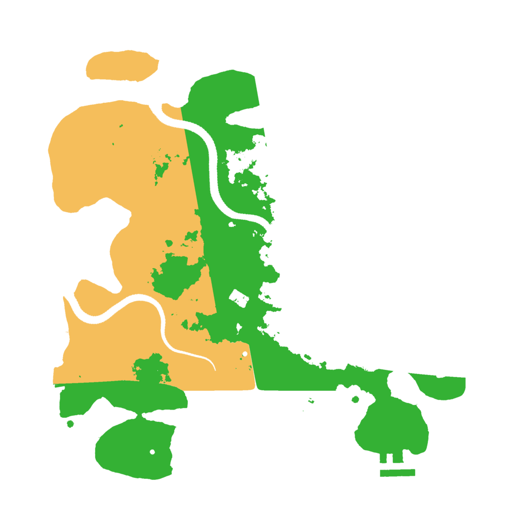 Biome Rust Map: Procedural Map, Size: 3000, Seed: 345875