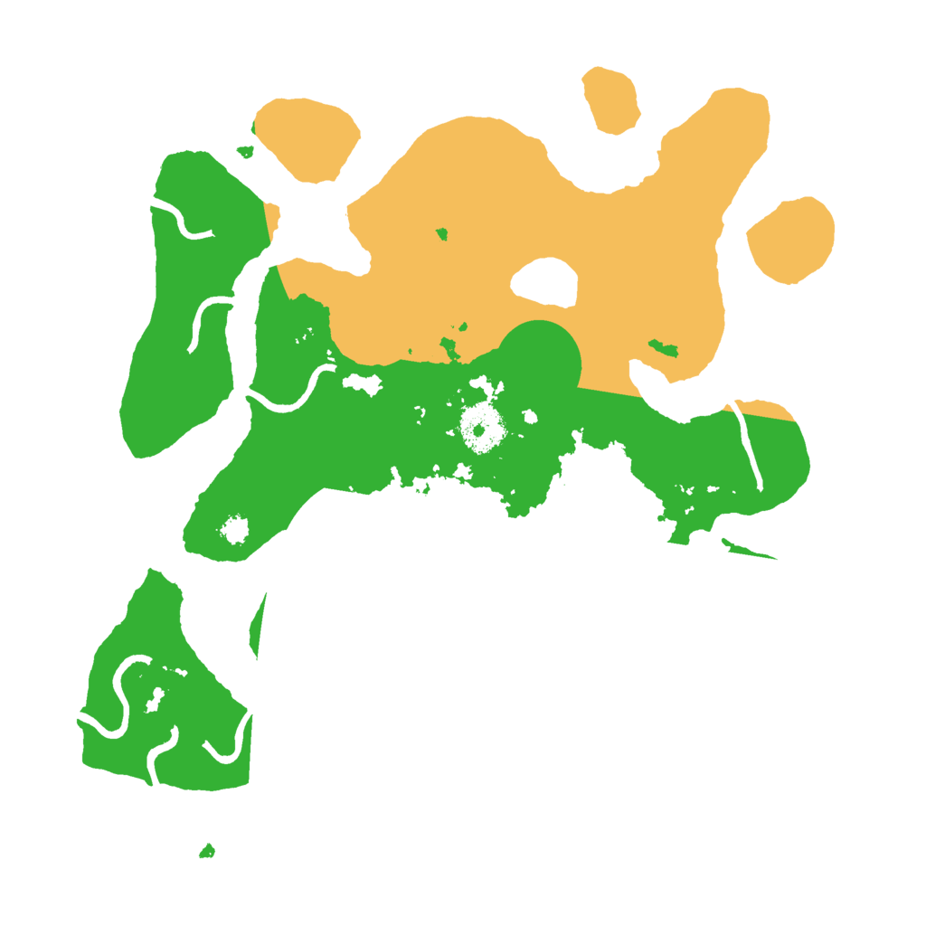 Biome Rust Map: Procedural Map, Size: 3000, Seed: 249318