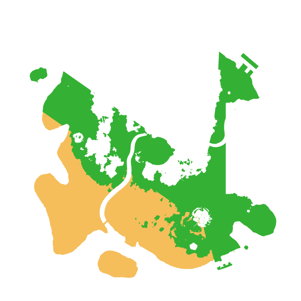 Biome Rust Map: Procedural Map, Size: 3000, Seed: 621846