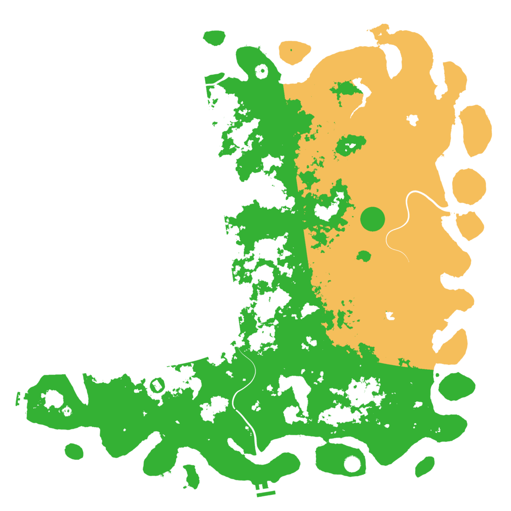 Biome Rust Map: Procedural Map, Size: 5500, Seed: 2309159