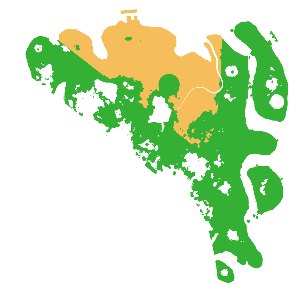 Biome Rust Map: Procedural Map, Size: 3800, Seed: 26416
