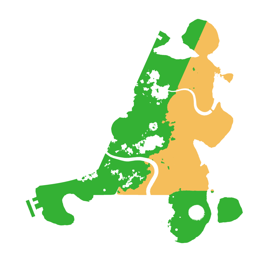 Biome Rust Map: Procedural Map, Size: 3000, Seed: 2736499