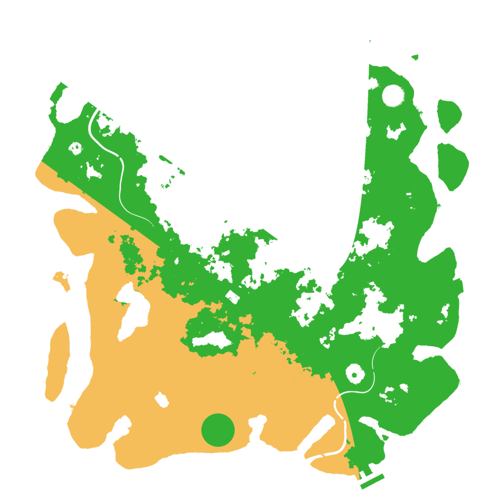 Biome Rust Map: Procedural Map, Size: 4000, Seed: 1331887707