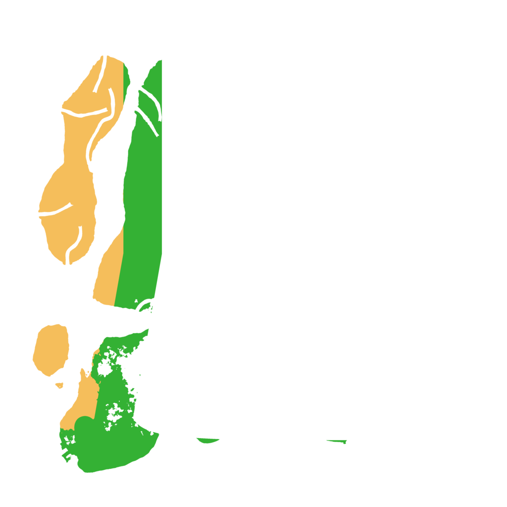 Biome Rust Map: Procedural Map, Size: 3500, Seed: 111155
