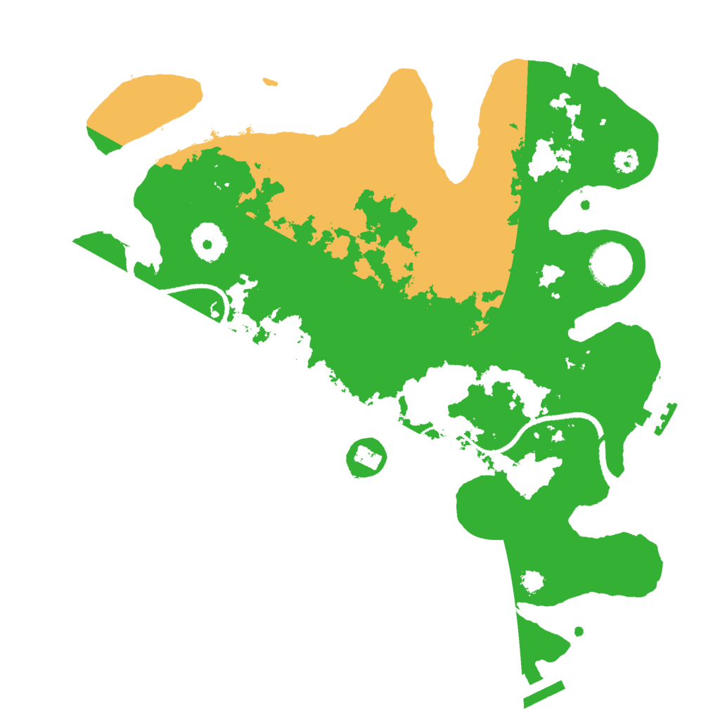 Biome Rust Map: Procedural Map, Size: 3000, Seed: 598072