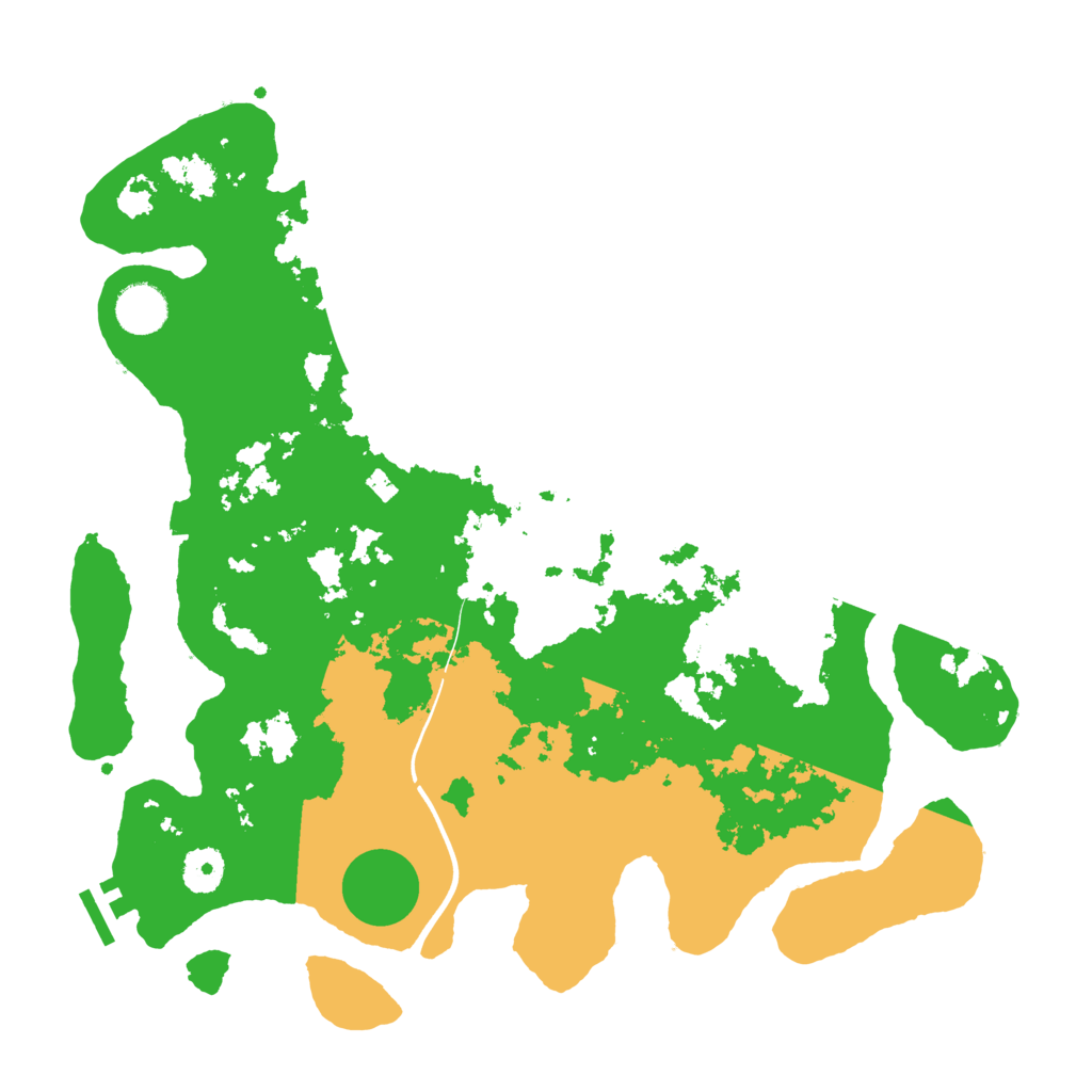Biome Rust Map: Procedural Map, Size: 3750, Seed: 655653421