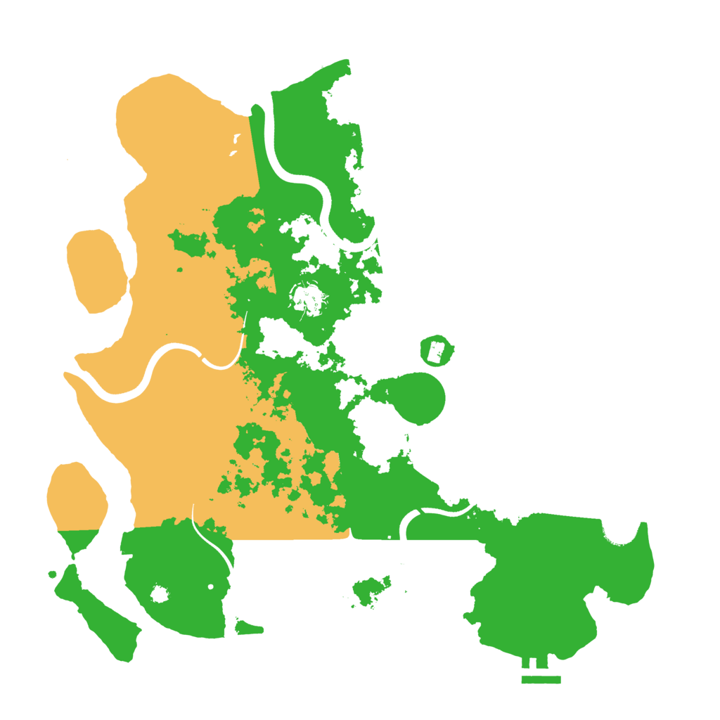 Biome Rust Map: Procedural Map, Size: 3700, Seed: 1567018578