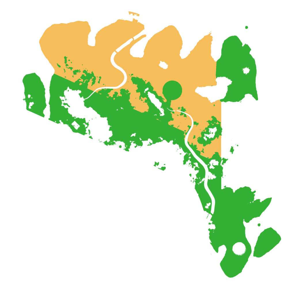 Biome Rust Map: Procedural Map, Size: 4000, Seed: 4204250