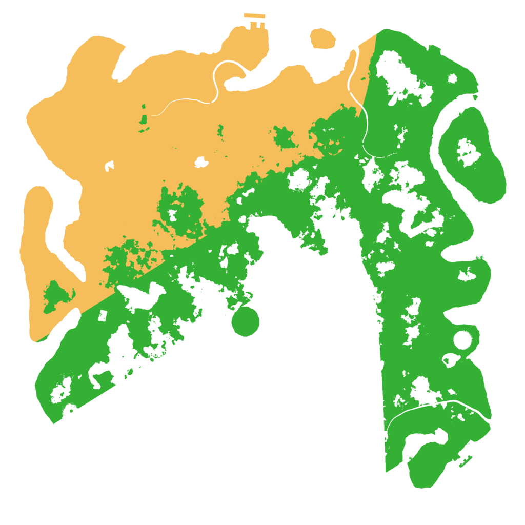 Biome Rust Map: Procedural Map, Size: 5000, Seed: 56