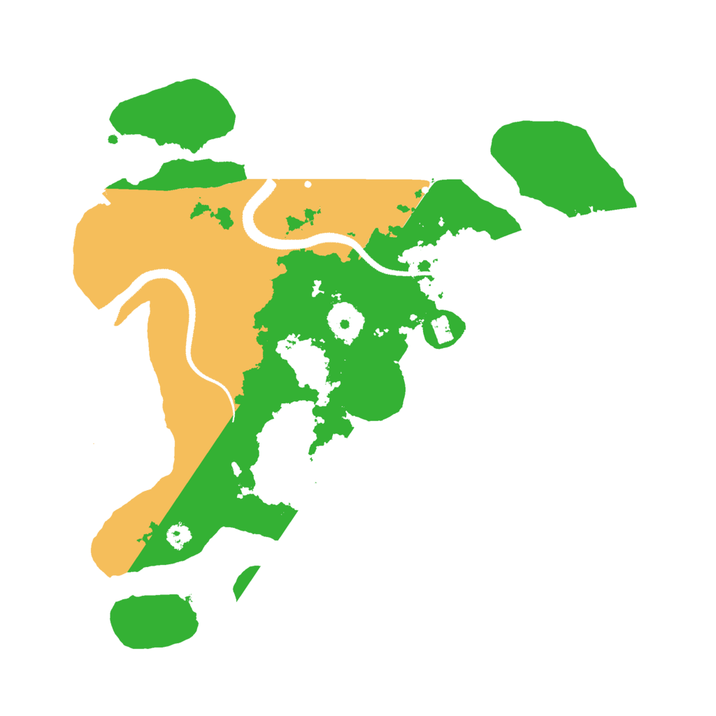 Biome Rust Map: Procedural Map, Size: 3000, Seed: 68178143