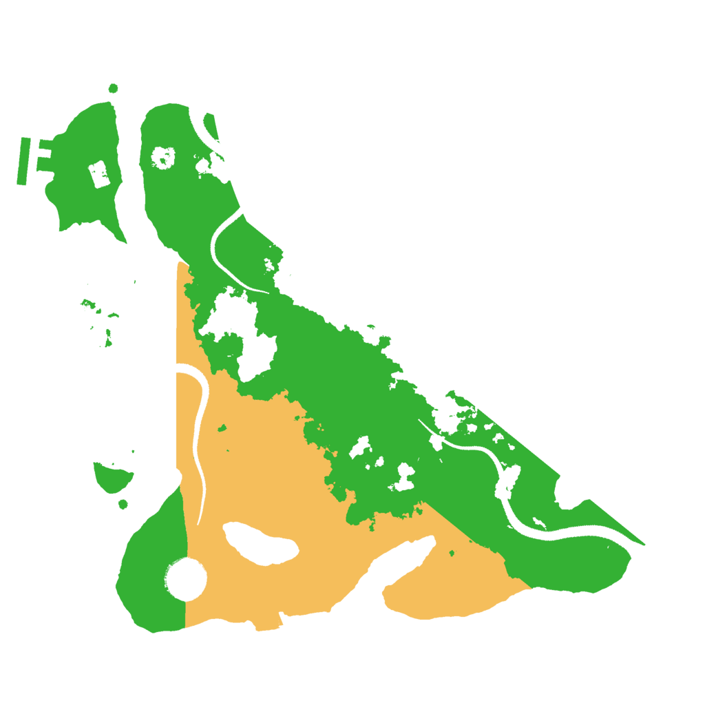 Biome Rust Map: Procedural Map, Size: 3000, Seed: 1235159537