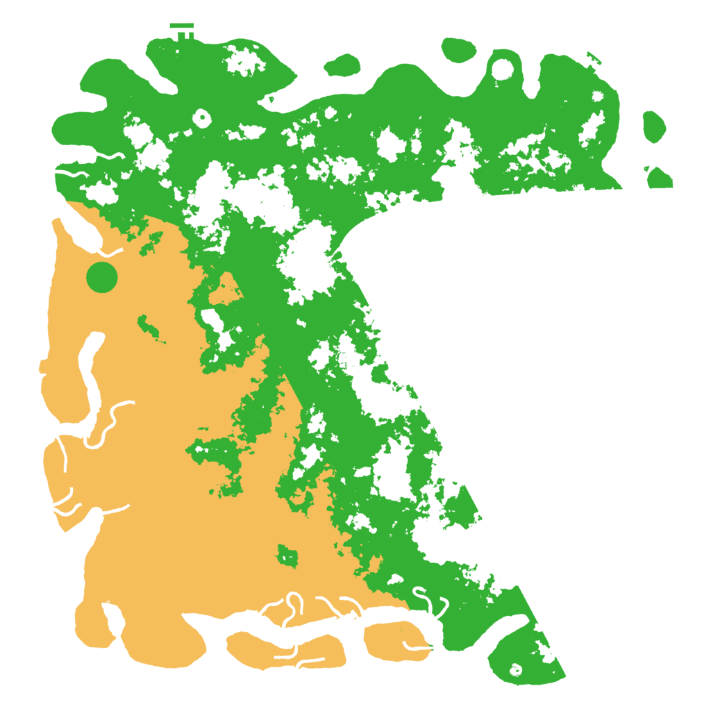 Biome Rust Map: Procedural Map, Size: 6000, Seed: 1435864358