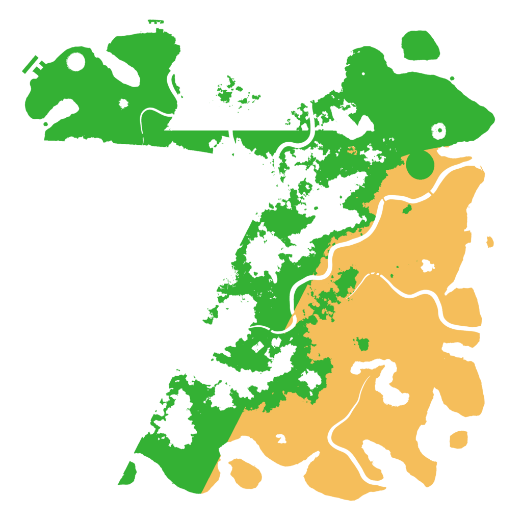 Biome Rust Map: Procedural Map, Size: 5000, Seed: 561661515