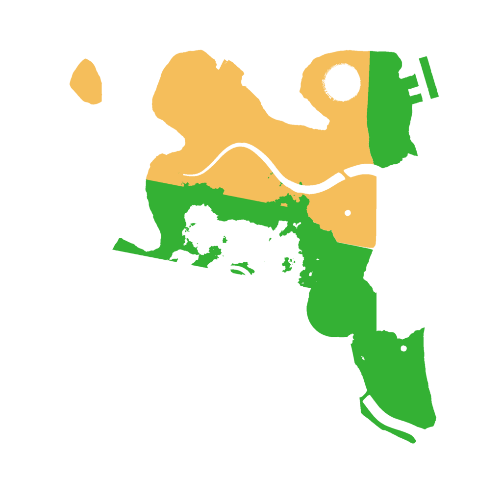Biome Rust Map: Procedural Map, Size: 2400, Seed: 6738