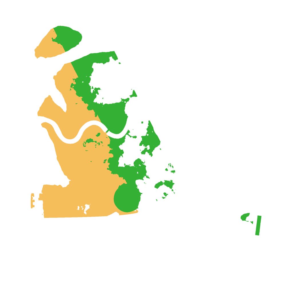 Biome Rust Map: Procedural Map, Size: 3000, Seed: 153024248