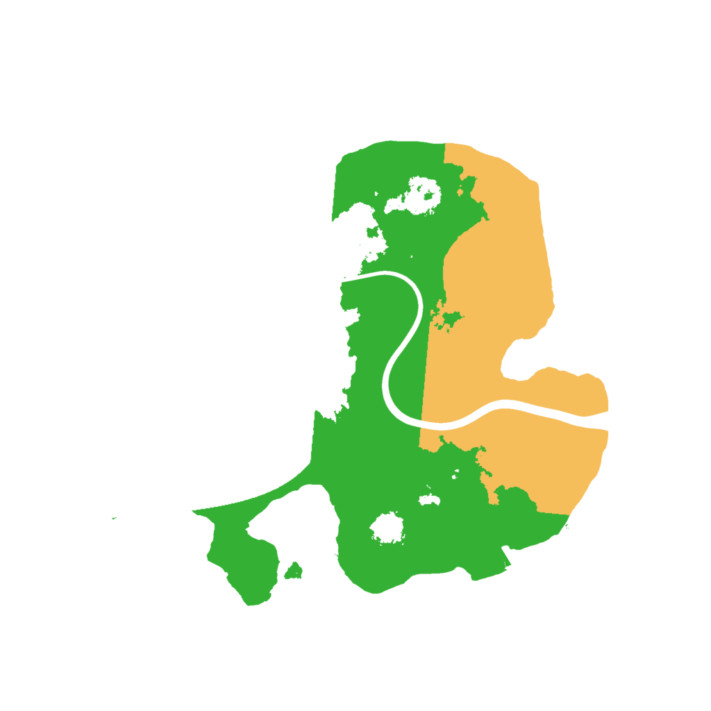 Biome Rust Map: Procedural Map, Size: 2000, Seed: 1234569