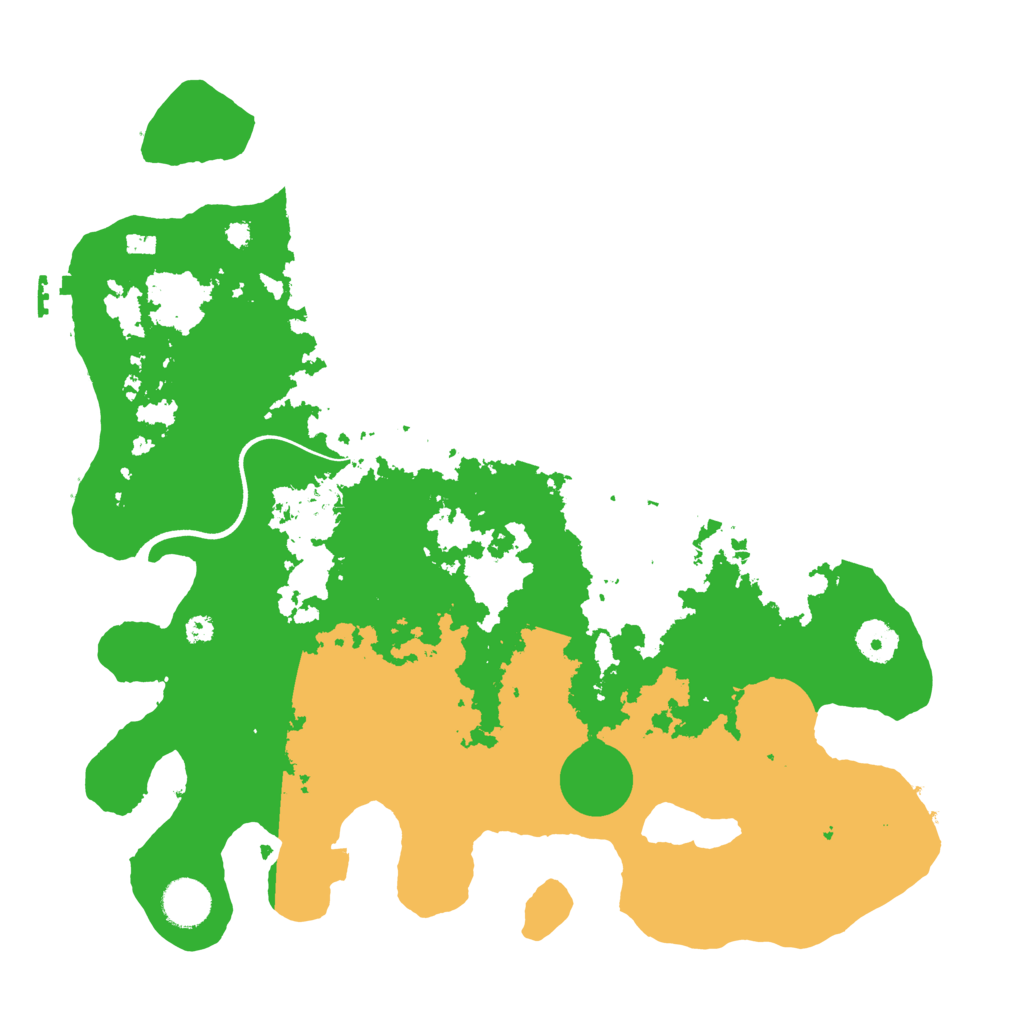 Biome Rust Map: Procedural Map, Size: 3700, Seed: 1857318543