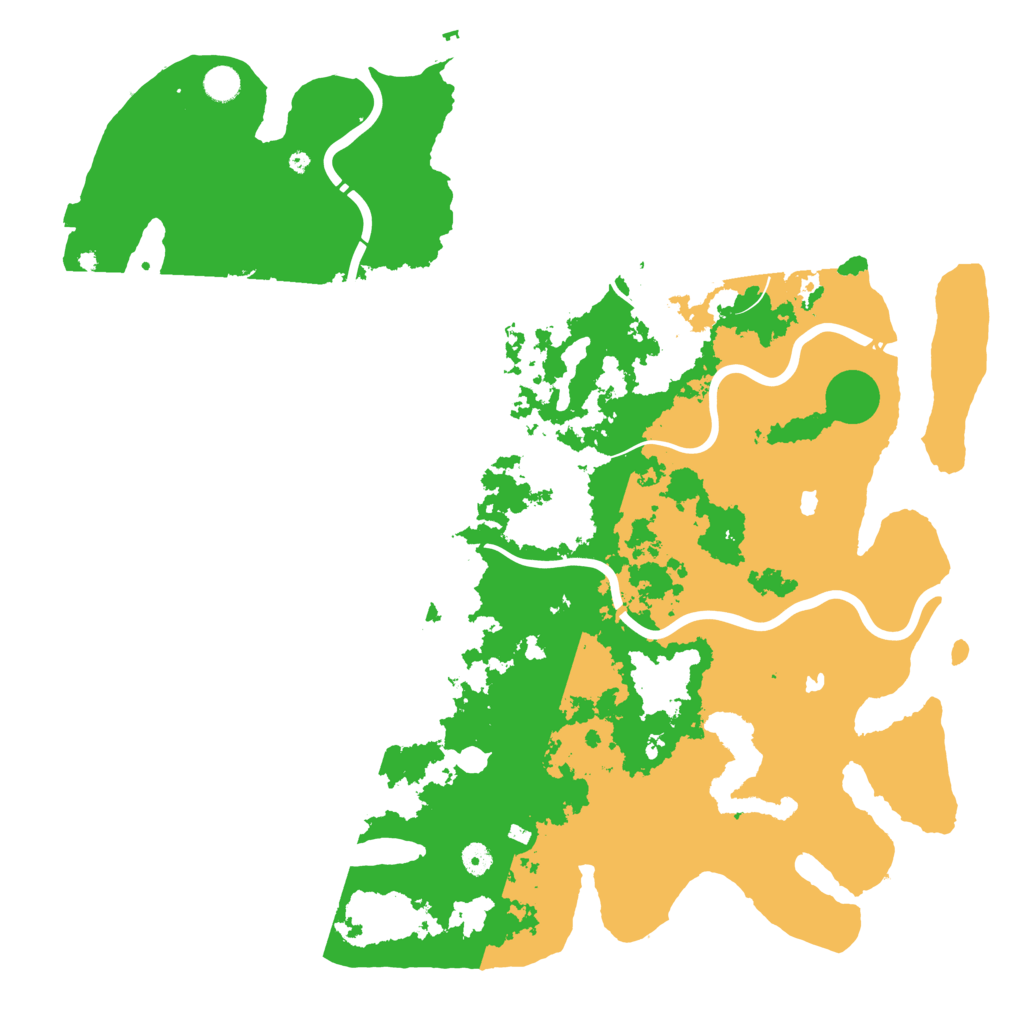 Biome Rust Map: Procedural Map, Size: 5000, Seed: 15750