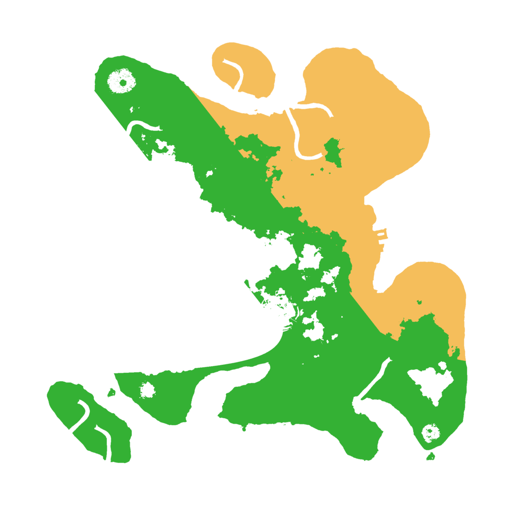 Biome Rust Map: Procedural Map, Size: 3000, Seed: 1646543076