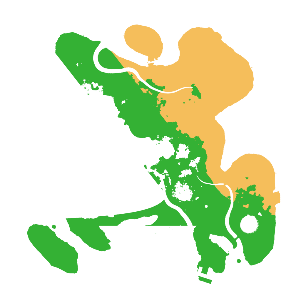 Biome Rust Map: Procedural Map, Size: 3000, Seed: 1646543076