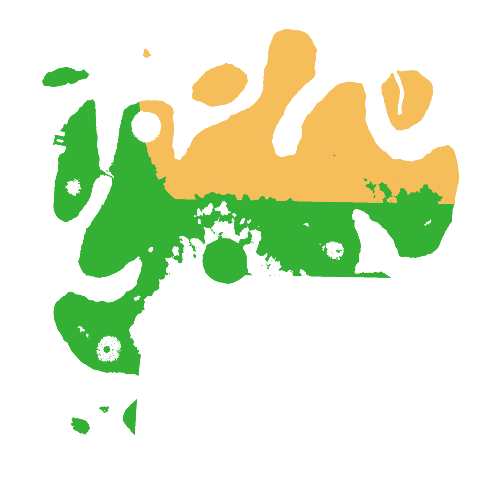 Biome Rust Map: Procedural Map, Size: 3000, Seed: 164215