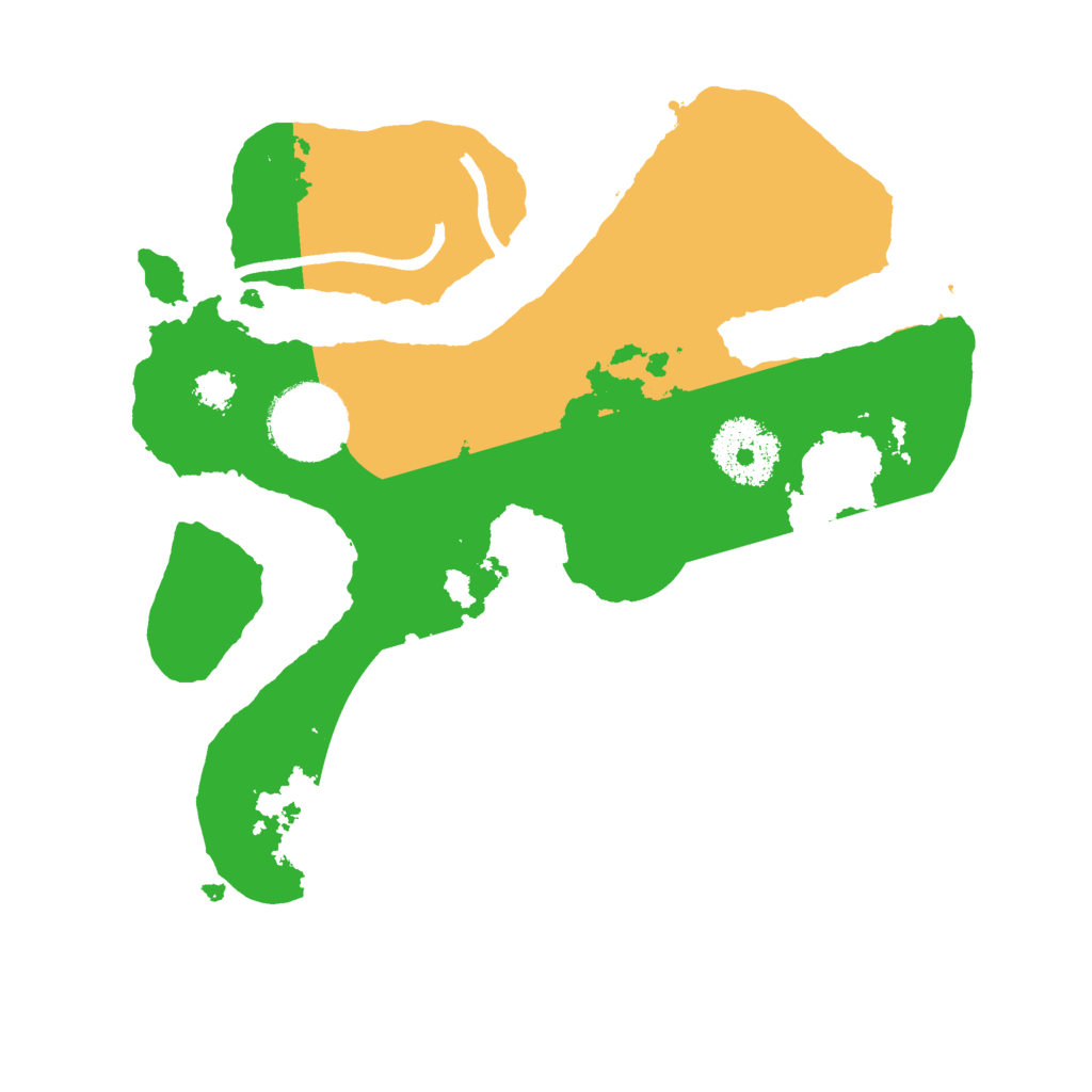 Biome Rust Map: Procedural Map, Size: 2500, Seed: 1338