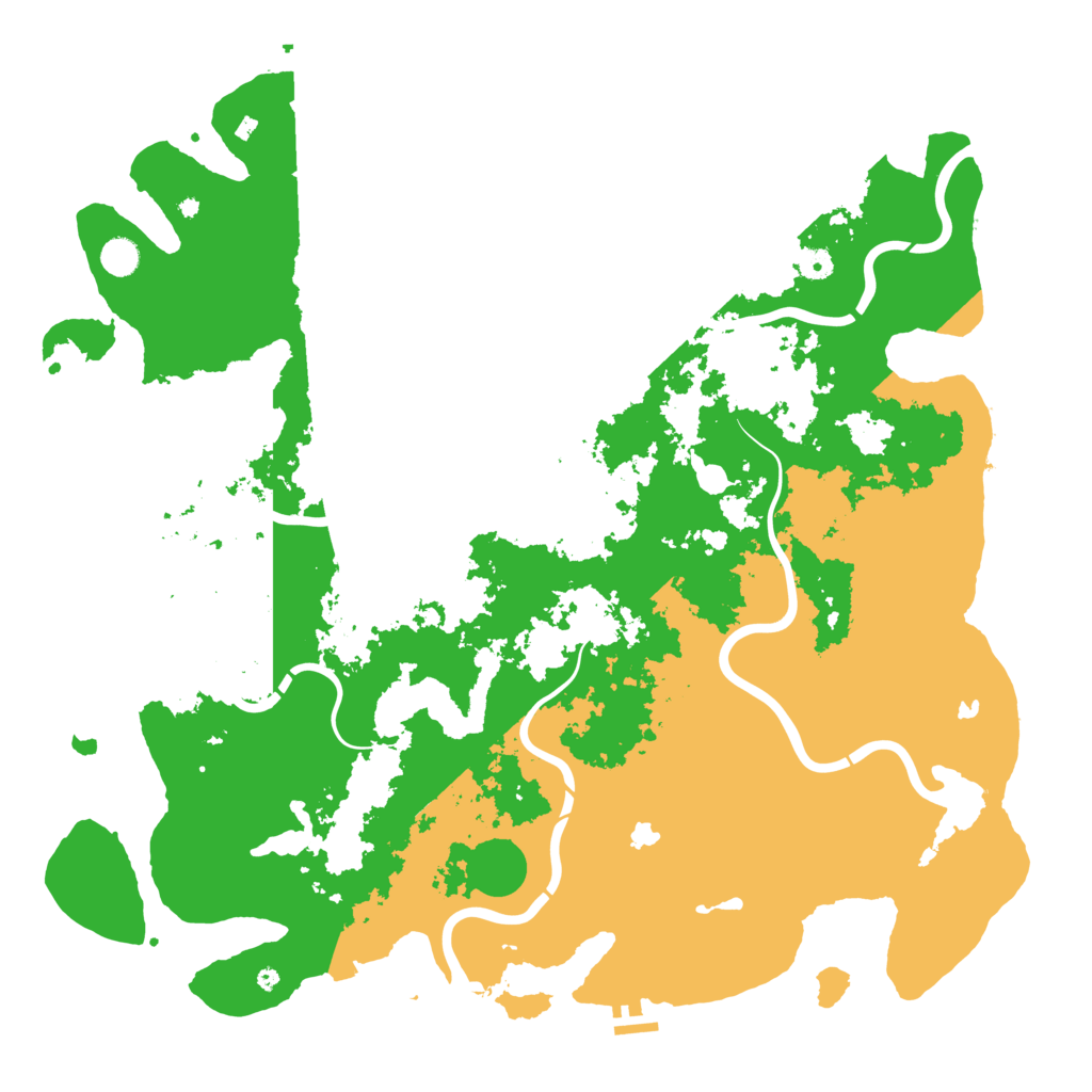 Biome Rust Map: Procedural Map, Size: 5000, Seed: 17051986