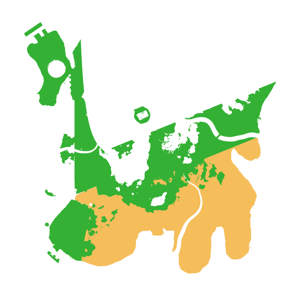 Biome Rust Map: Procedural Map, Size: 3000, Seed: 176051