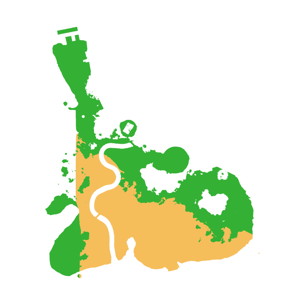 Biome Rust Map: Procedural Map, Size: 3000, Seed: 1598442438