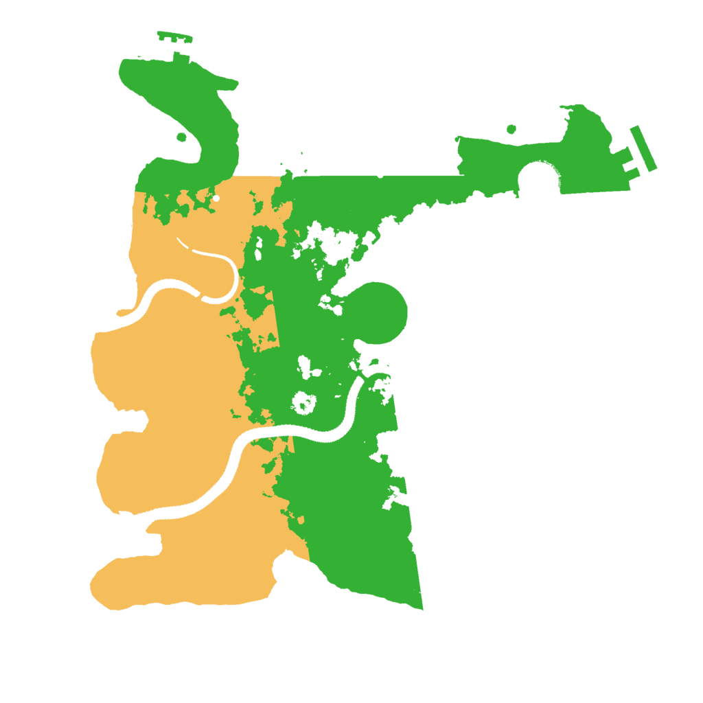 Biome Rust Map: Procedural Map, Size: 3000, Seed: 501193