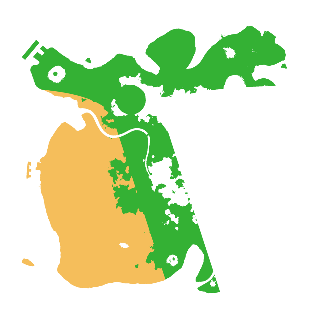 Biome Rust Map: Procedural Map, Size: 2899, Seed: 3057