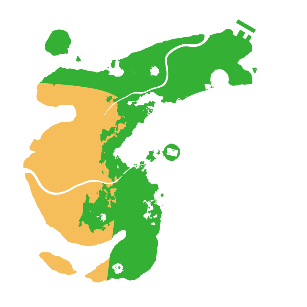 Biome Rust Map: Procedural Map, Size: 3000, Seed: 1885419500