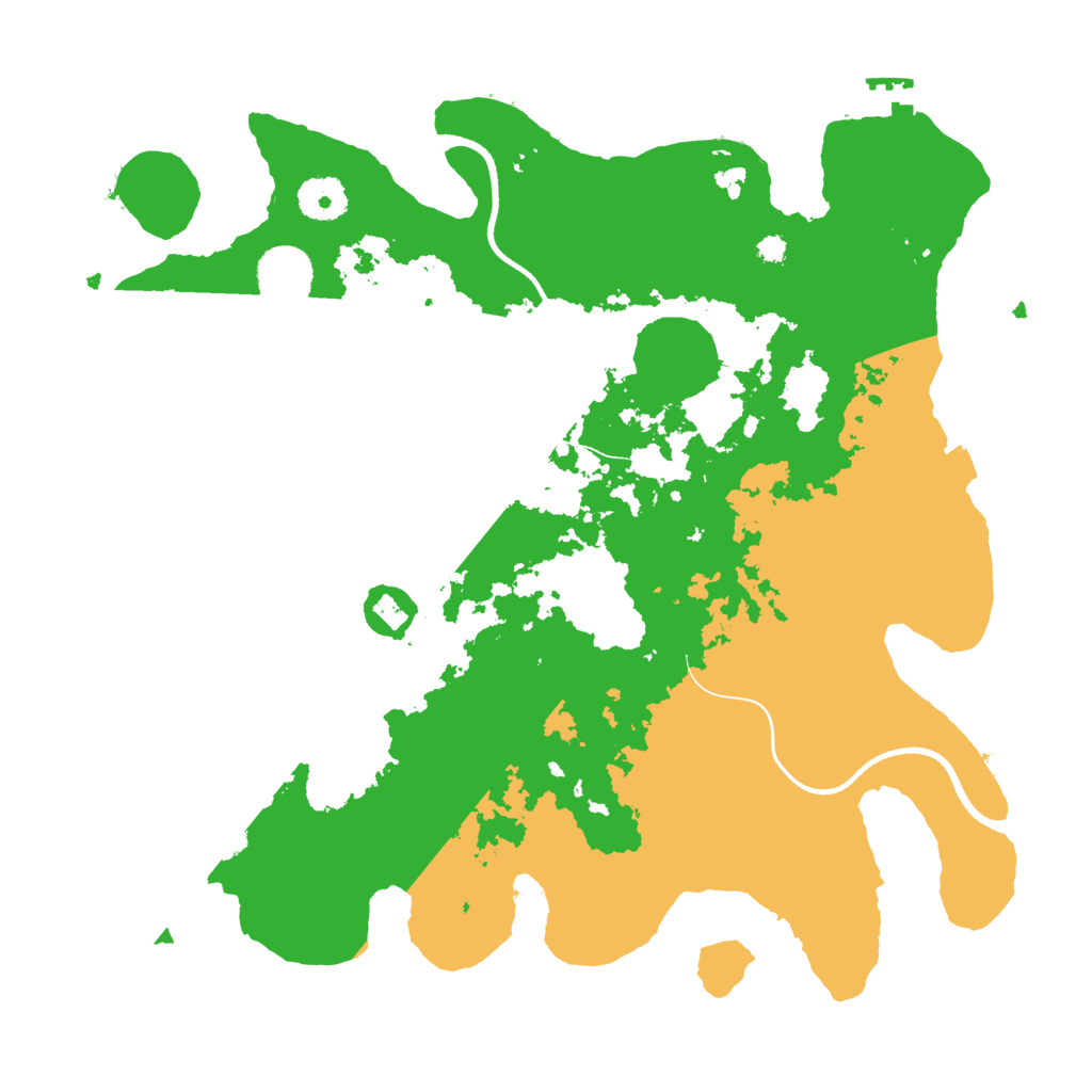 Biome Rust Map: Procedural Map, Size: 3500, Seed: 1127032055