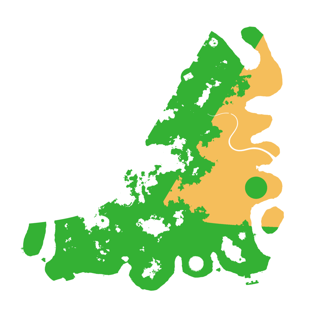 Biome Rust Map: Procedural Map, Size: 3700, Seed: 1698874701