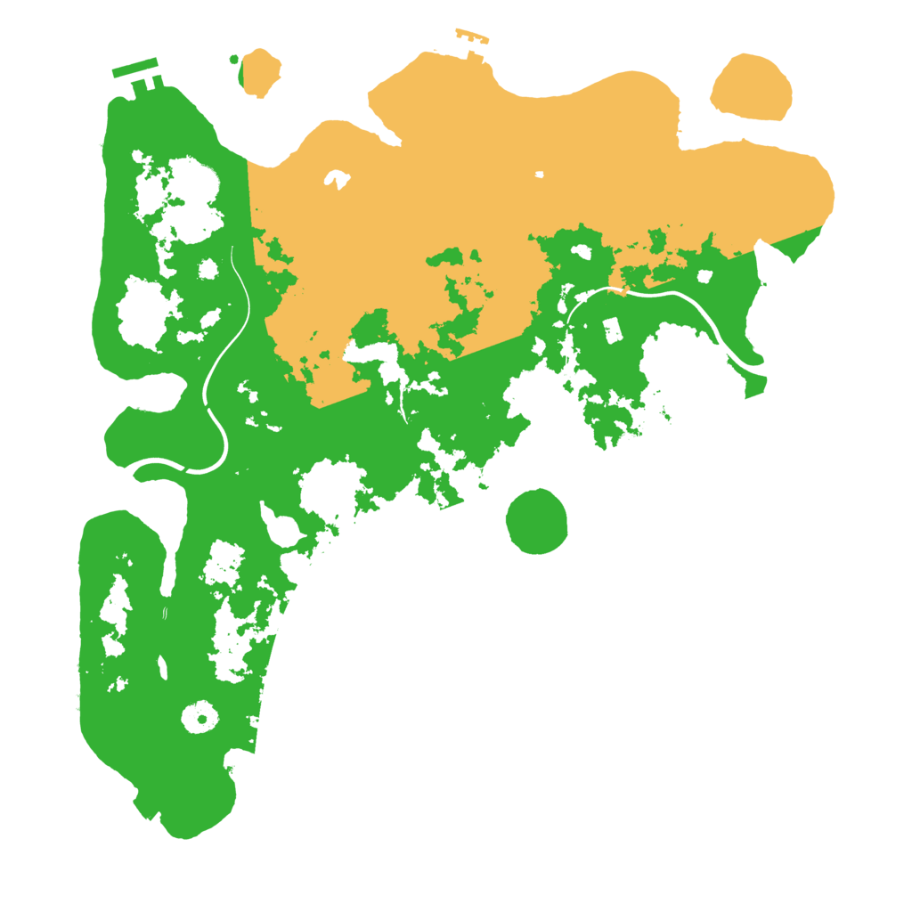 Biome Rust Map: Procedural Map, Size: 4000, Seed: 811216273