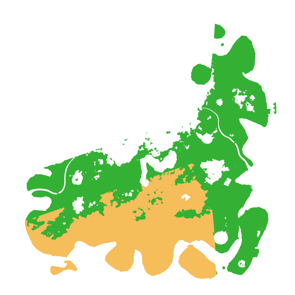 Biome Rust Map: Procedural Map, Size: 4000, Seed: 11987456