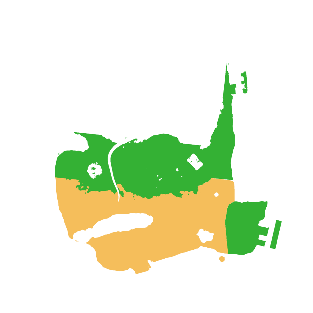 Biome Rust Map: Procedural Map, Size: 2200, Seed: 1973556558