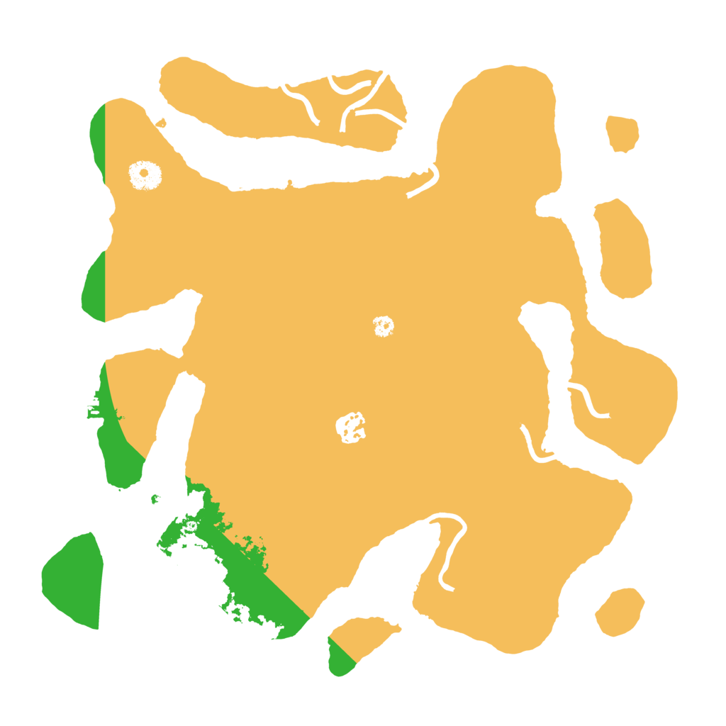 Biome Rust Map: Procedural Map, Size: 3500, Seed: 86293409