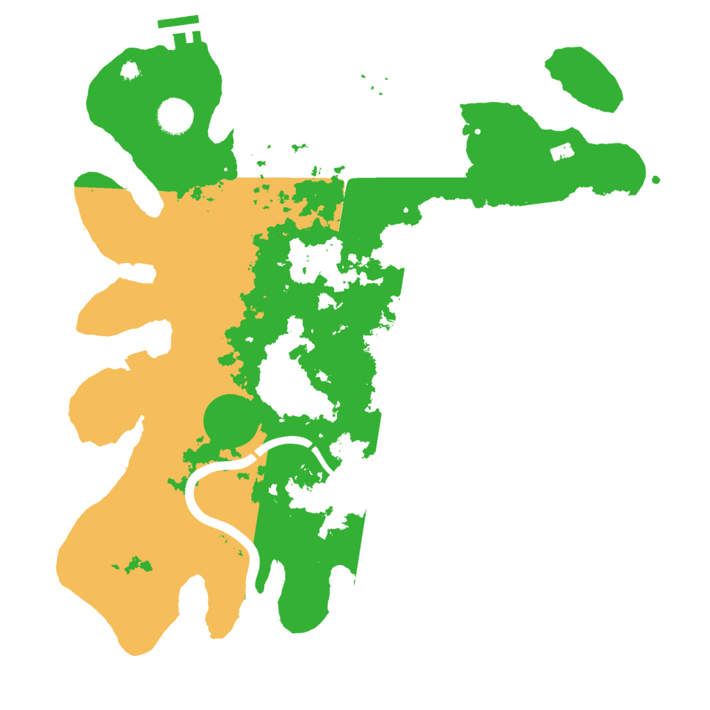 Biome Rust Map: Procedural Map, Size: 3500, Seed: 1714796898