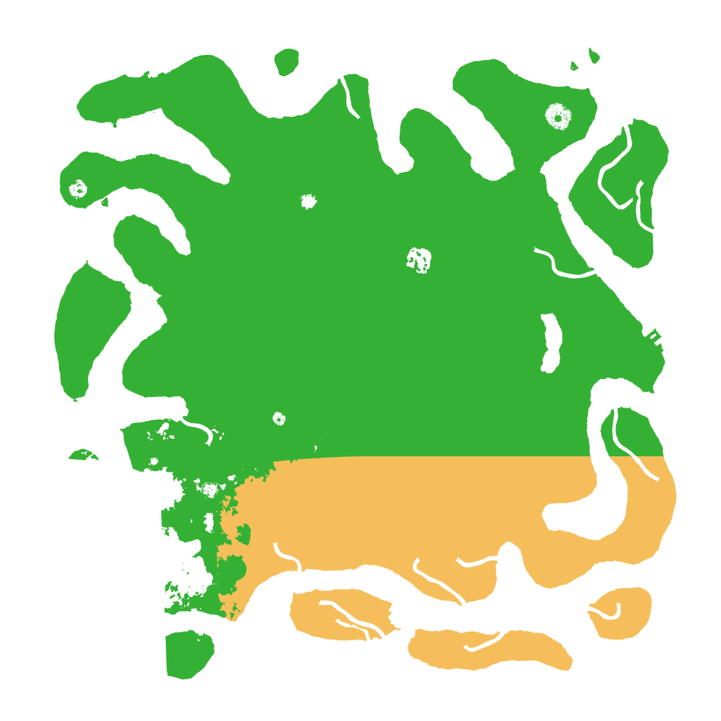 Biome Rust Map: Procedural Map, Size: 4200, Seed: 224