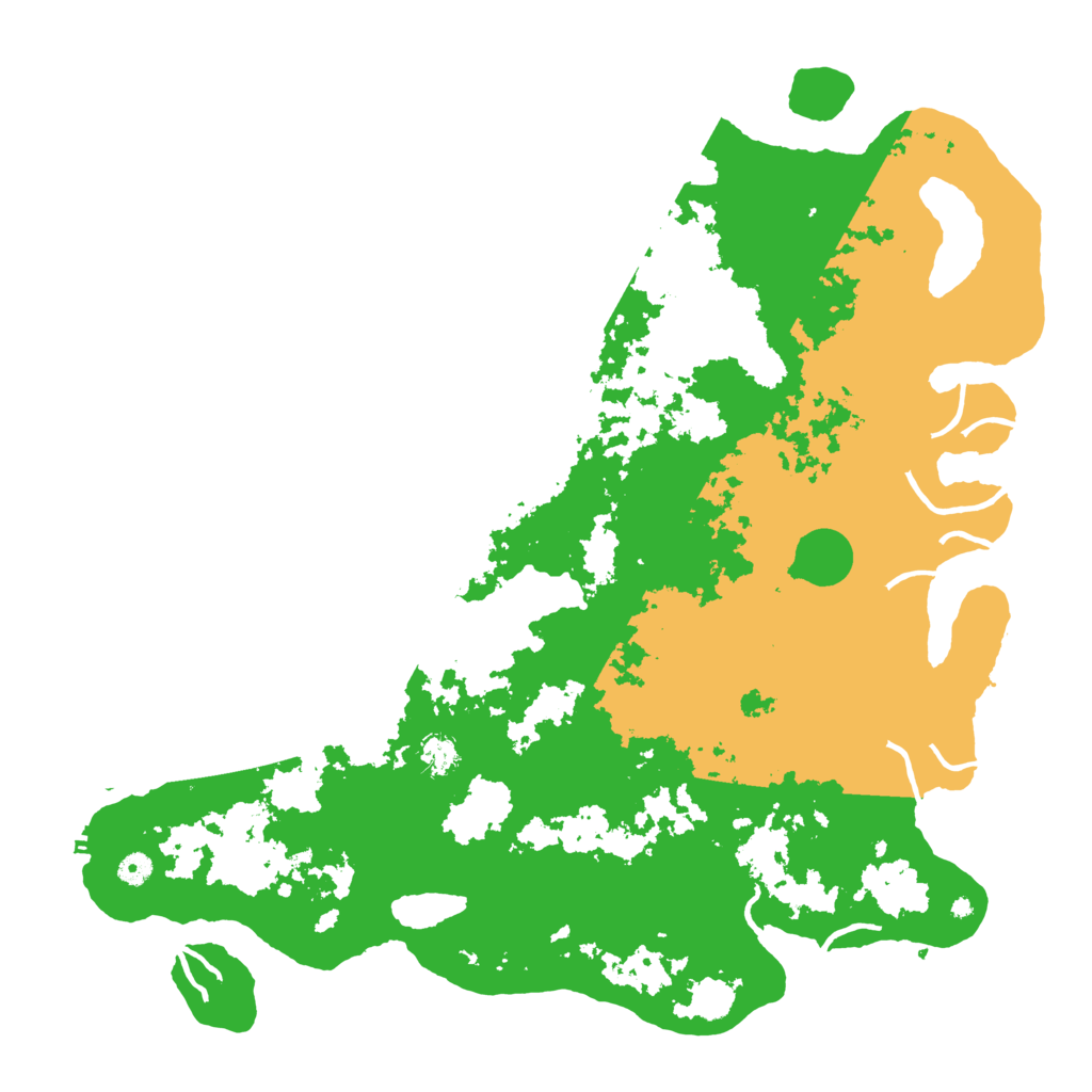 Biome Rust Map: Procedural Map, Size: 5000, Seed: 1052316253