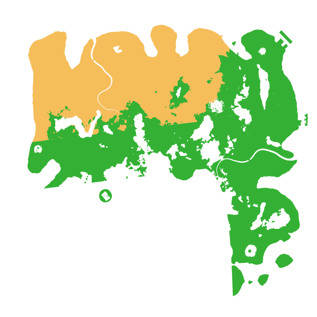 Biome Rust Map: Procedural Map, Size: 4000, Seed: 4325