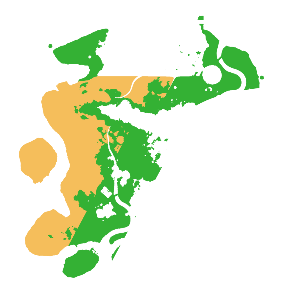 Biome Rust Map: Procedural Map, Size: 3000, Seed: 1413943787