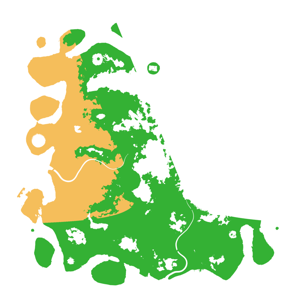 Biome Rust Map: Procedural Map, Size: 4000, Seed: 31044