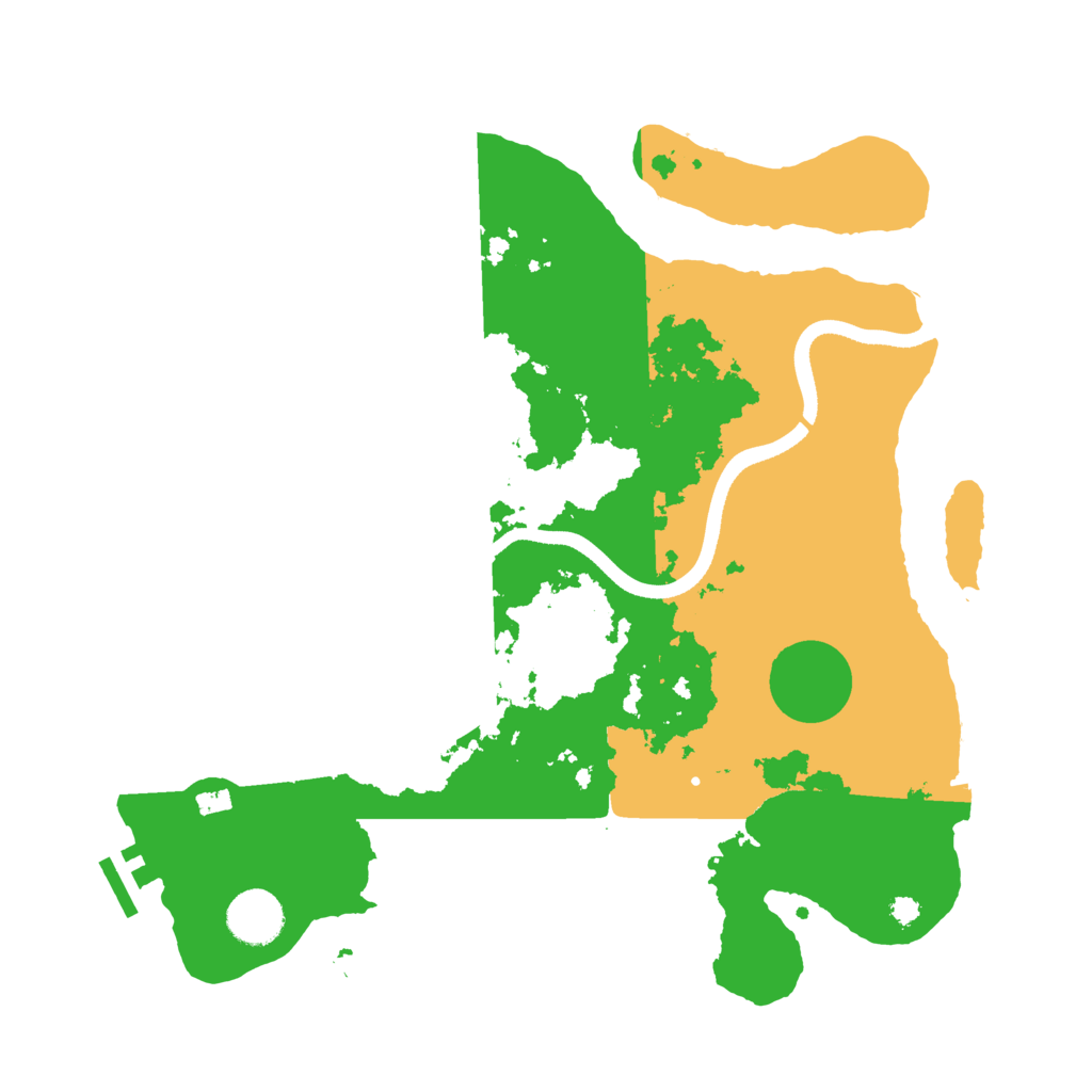 Biome Rust Map: Procedural Map, Size: 3500, Seed: 12147648