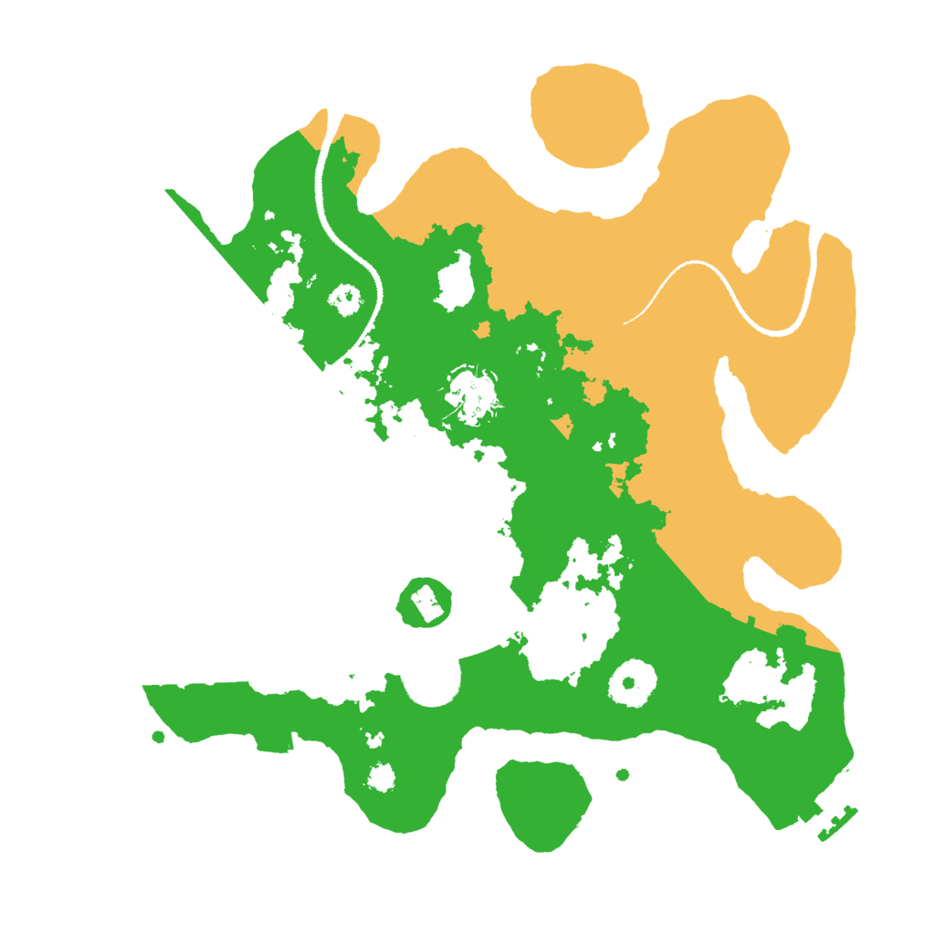 Biome Rust Map: Procedural Map, Size: 3000, Seed: 2427752