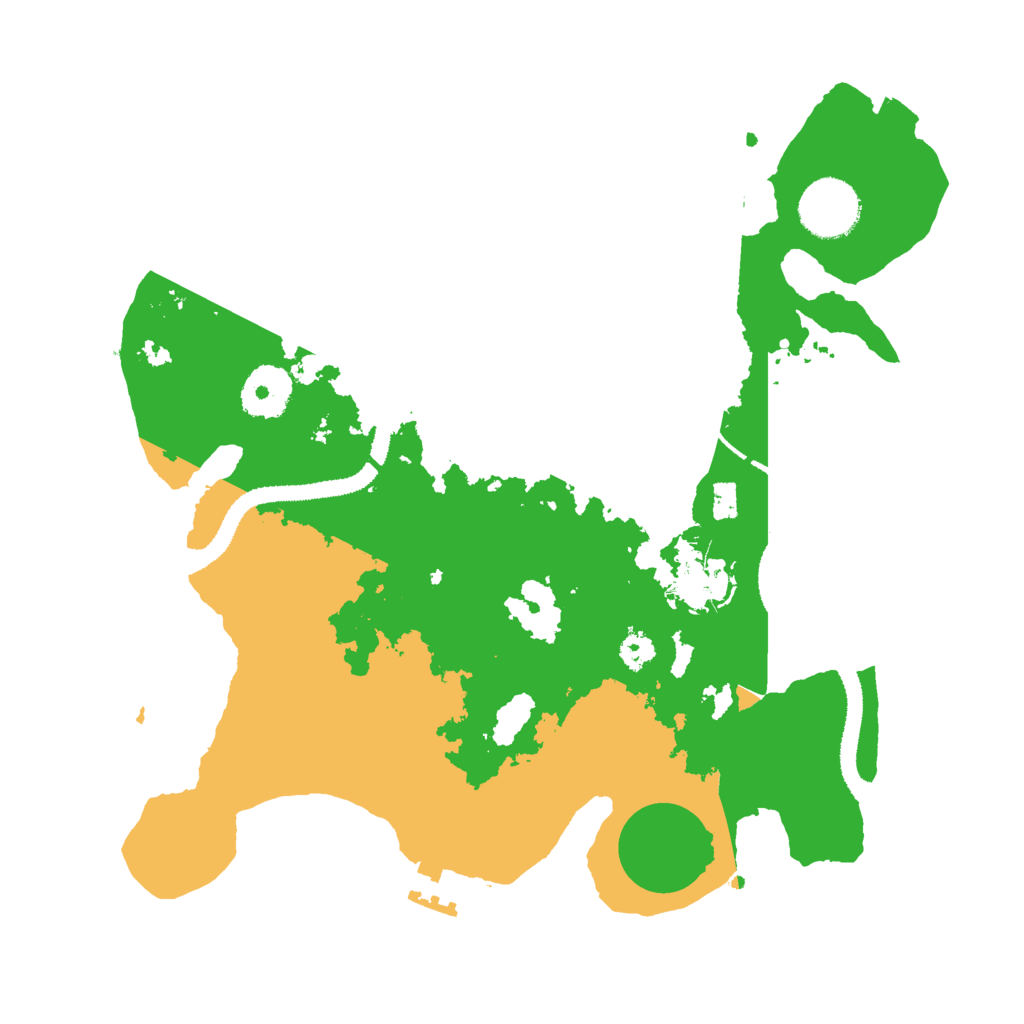 Biome Rust Map: Procedural Map, Size: 3000, Seed: 1264945210